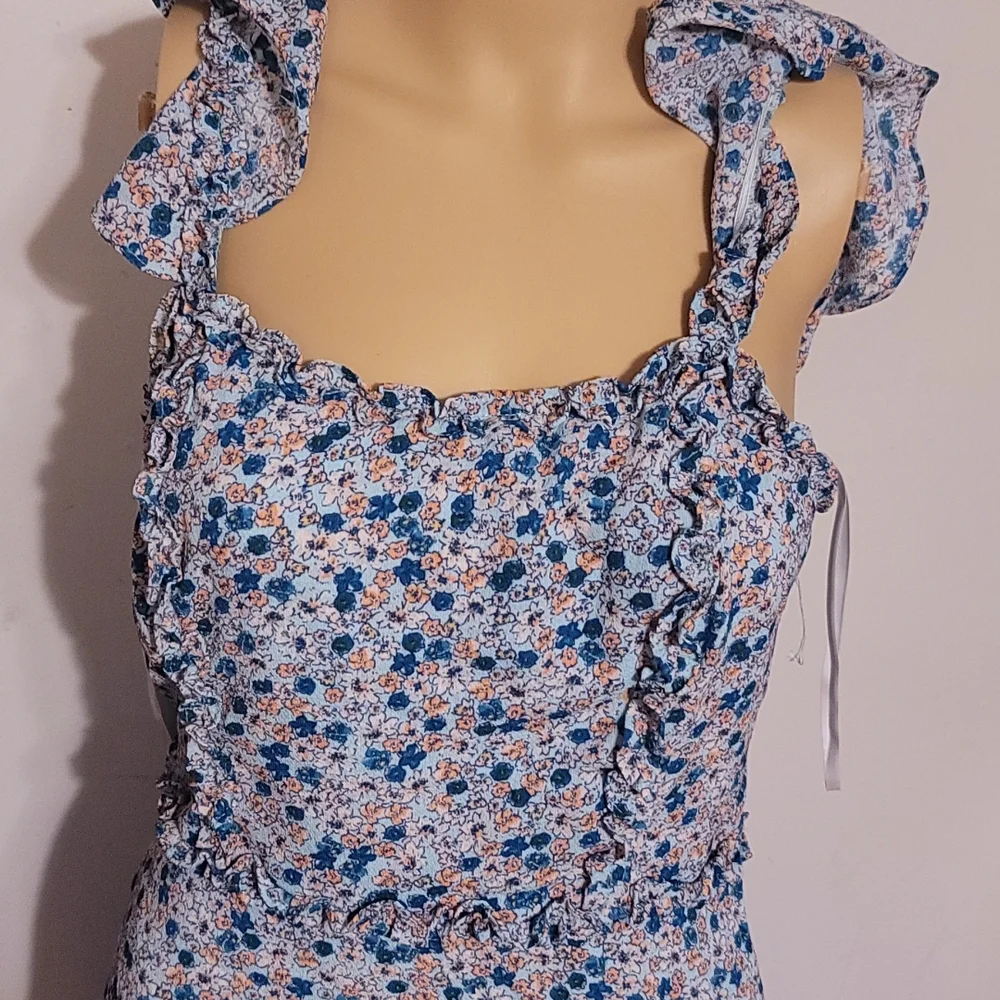 NWT B. Darlin bold floral dress sz 7/8 - Picture 2 of 6